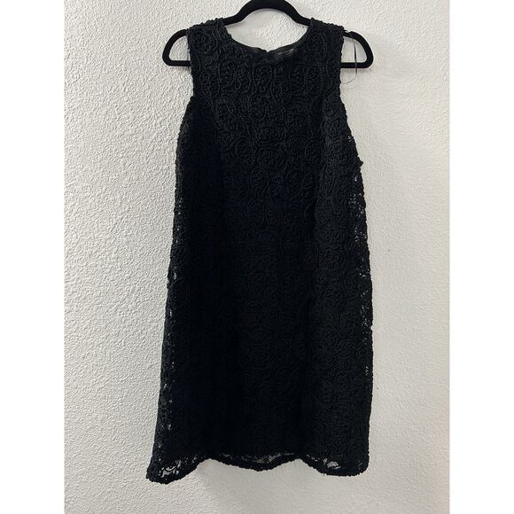 Love for Humanity Black Lace Cocktail Dress Size Large XL Classic Elegant Event‎ - Picture 1 of 8
